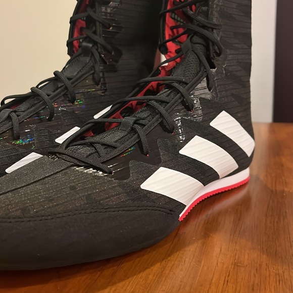 Adidas Box Hog 4 Boxing Shoes Sneakers new IH2730 black white Mens Size 13 main image 7